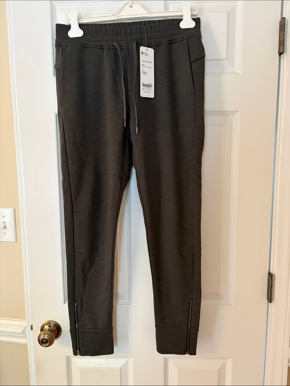 Women’s Olive Green Drawstring Jogger Pants